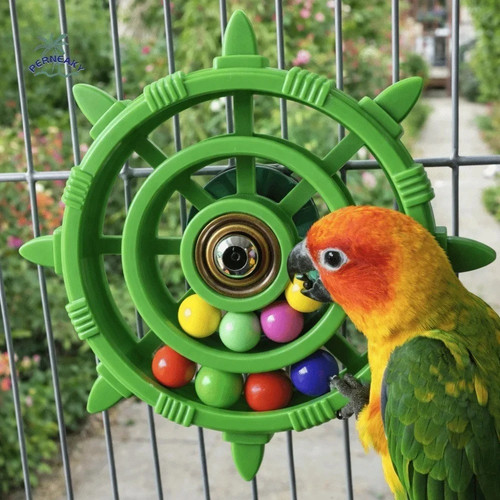 Rudder shaped parrot spinner - shaped,