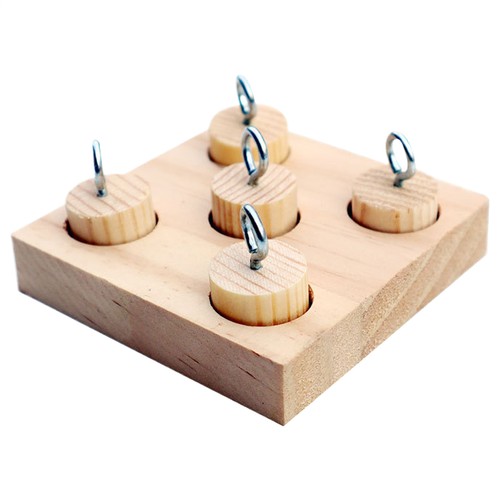 Wood bird toy parrot chewing - wood,