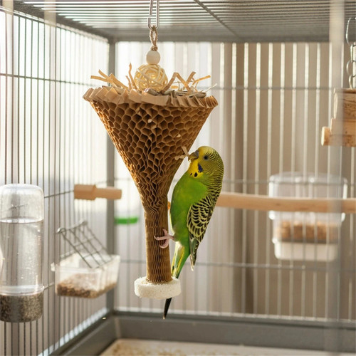 Parrot chew toy - palm, leaf