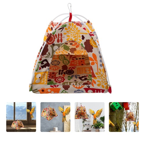 Reusable parrot bird - parrot, hut