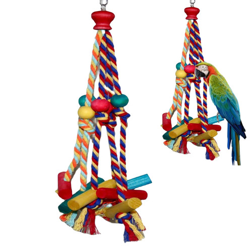 Bird rope climbing - bird, toy
