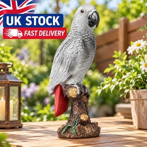 Parrot resin ornament cockatoo - parrot,