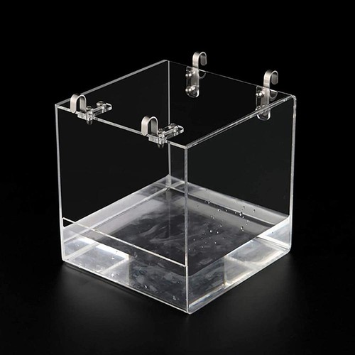 Clear acrylic pet bird bath - clear,