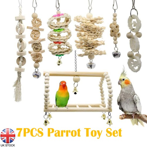 7pcs parrot toys - toys, budgie