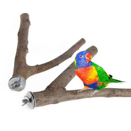 2pcs wooden bird - 2pcs, perches