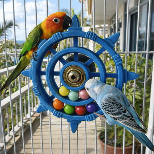 Rudder shaped parrot spinner - rudder,