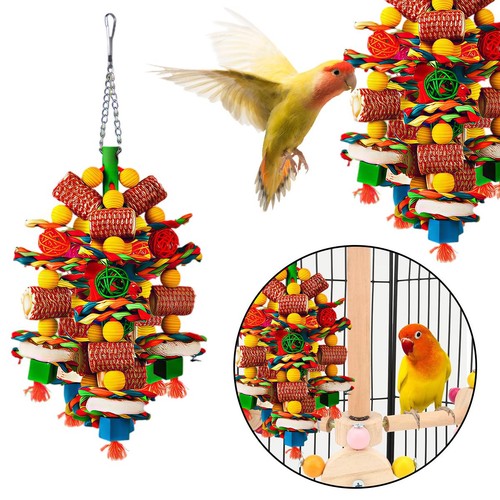 Bird cage chew hanging - hanging, natural