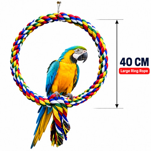 Large 40cm coloured rope - coloured,