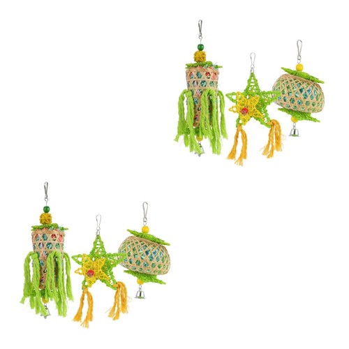 6pcs durable parrot chewing - 6pcs,